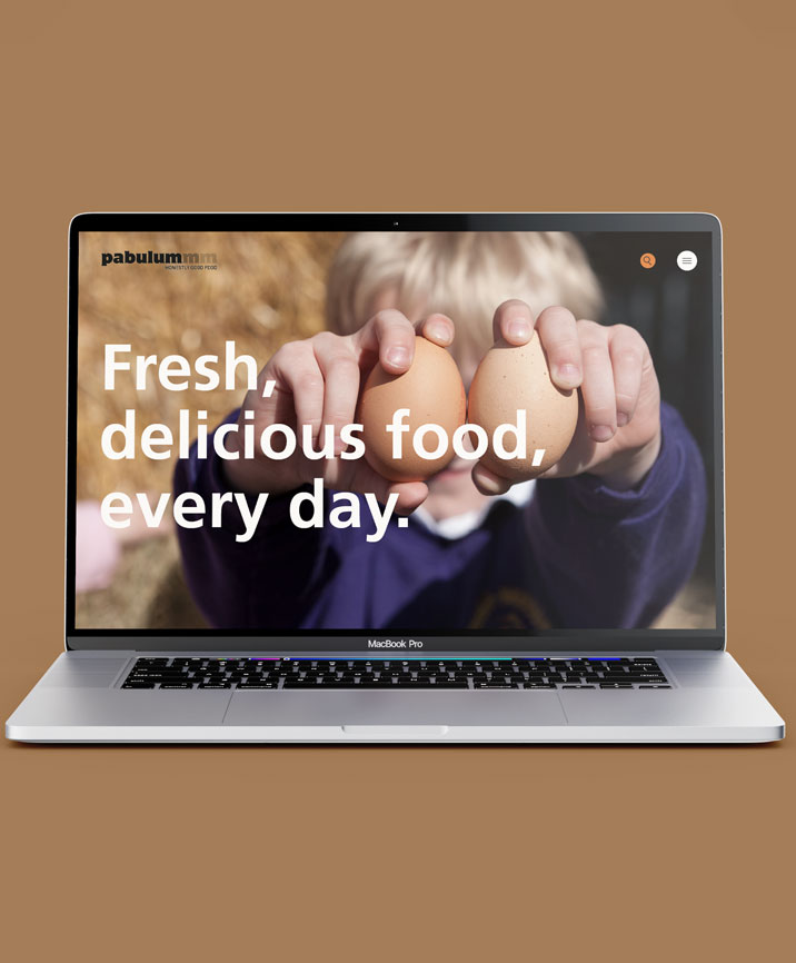 website design for contract caterer